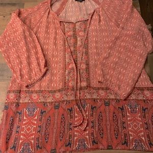 Tolani Silk blouse/Size Small